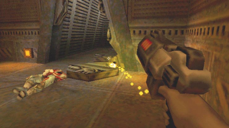 Quake 2 con aceleración 3D 3DFX
